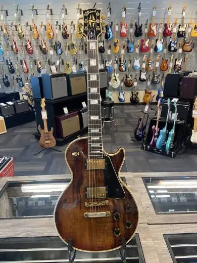 GIBSON LP CUST KOA WALNUT BURST HEAVY